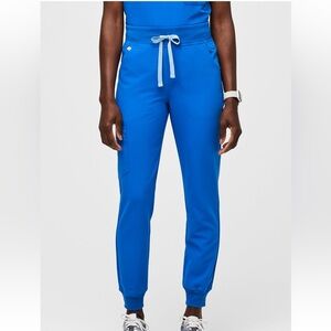 Figs high waisted Zamora joggers - royal blue